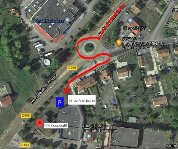 plan parking pole coop